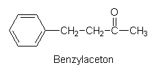 Struktur von Benzylaceton