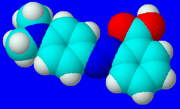 3D-Struktur von Methylrot